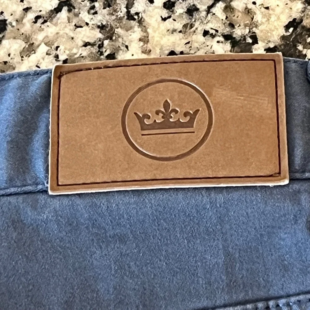 Peter Millar Pants Mens 38x32 Blue Ultimate Sateen 5 Pocket